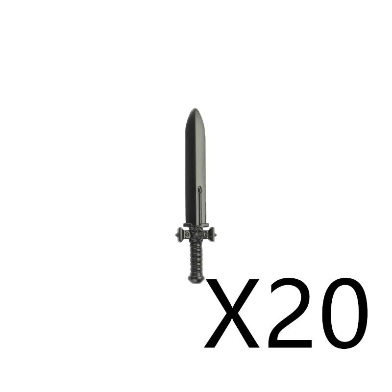 Building Blocks Characters Soldiers Military Accessories Guns Movie Peripherals Double-Sided Cloaks Helmets Swords Axes Toy Gift