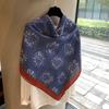 Summer Versatile Waist Shawl Sun Print Outer With High-End Scarf Versatile Square Scarf Large Silk Scarf Scarf Square Scarf