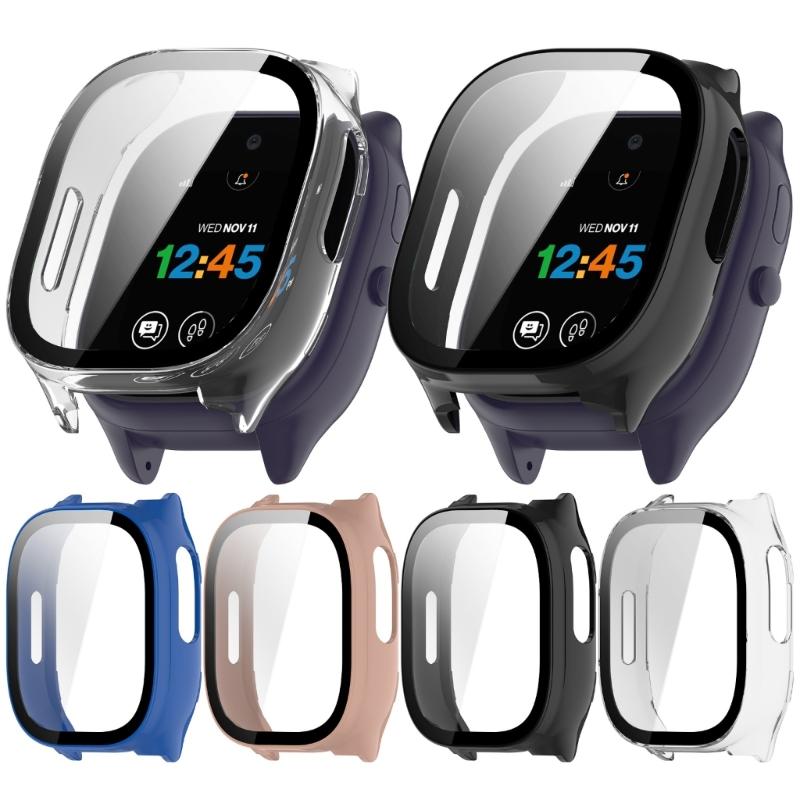 Screen Protector Film Watch Shell with Tempered Glass Film for Watch 3 Scratchproof Case Protective Case Cover