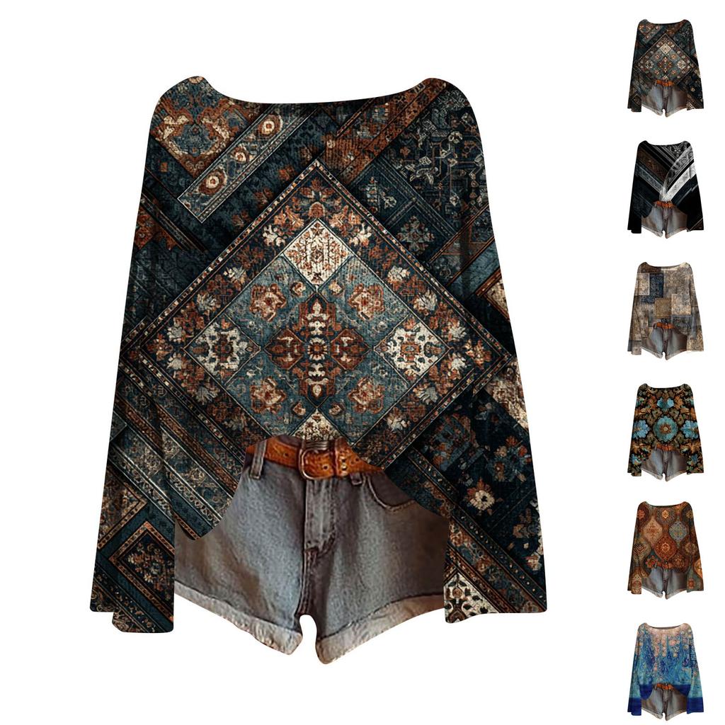 Dámský lehký svetr s kulatým výstřihem, ležérní pletený pulovr s dlouhým rukávem