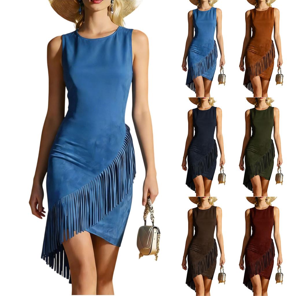 Women's Fashionable Casual -color Dress