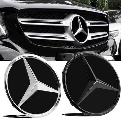 Front Grille Star Emblem Logo For Mercedes Benz A C S SL CLA GLA GLB-Class W205 W177 W217 R231 W118 C257 H247 X247 2020-2023