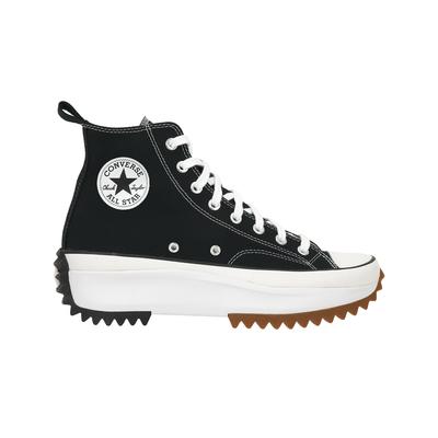 Run Star Hi Black Unisex Sneakers White Gum 166800C
