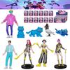 1-24pcs Kpop Demon Hunters Action Figure Toys New K-POP Demon Slayer Doll Desktop Ornament Toy For Kid Gifts