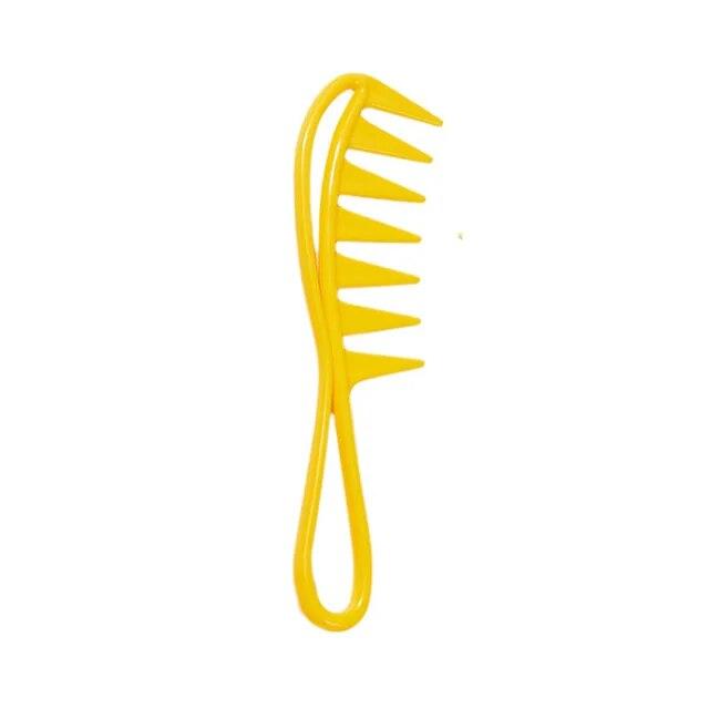 Muticolor Barber Men Oil Combs Wide Tooth Hairdressing Comb Massage Shark Plastic Comb Hair Clipper Curling Salon Home Accessory