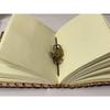 Vintage-Mode-Notizbuch aus Leder, 17,8 x 12,7 cm, antik, handgefertigt, für Büros, Tagebuch, Papier-Notizbuch mit Metallverschluss (Braun)