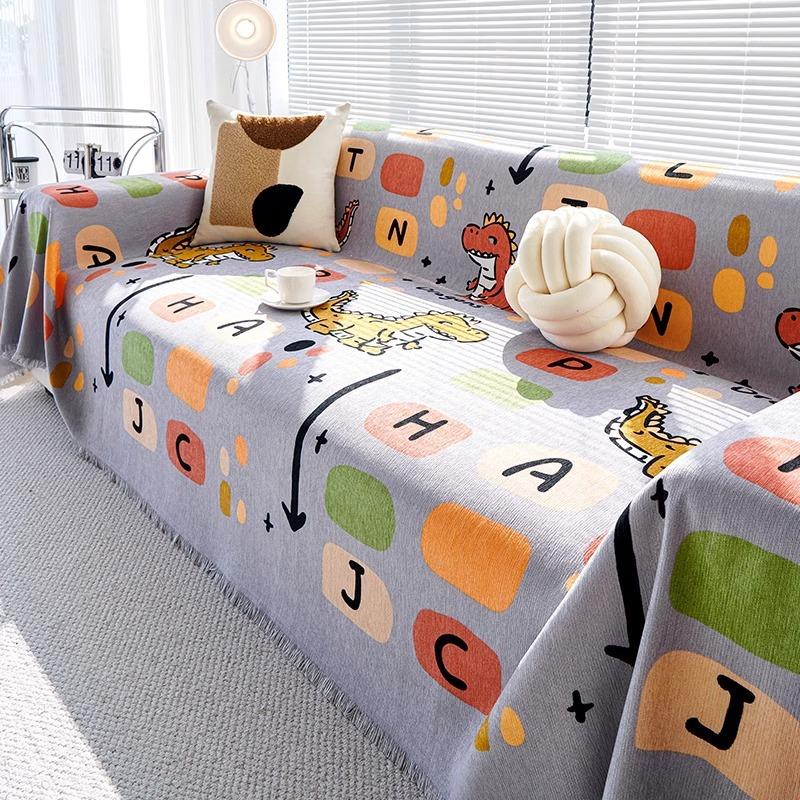 Sofa Towel Waterproof Non-Slip Cover Universal Cover Integrated Anti-Scratching Protective Cover Four Seasons Universal Sofa