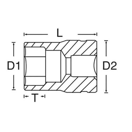SIGNET 1/4 Drive 3.5mm Socket (Hex) 11303