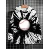 Autumn 3D Football Printed Hoodies Fashionable Casual Sports Long Sleeved Children's Boy Hooded Sweatshirts