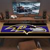Baltimore Ravens Print  Cushion Non-slip Laptop Tablet Big Mousepad XXL Mat Mini PC Playmat With Lock edge