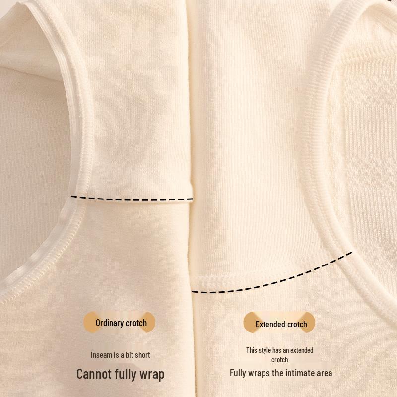 Class A Antibacterial Cotton Women's Underwear with Polylactic Acid Extended Crotch