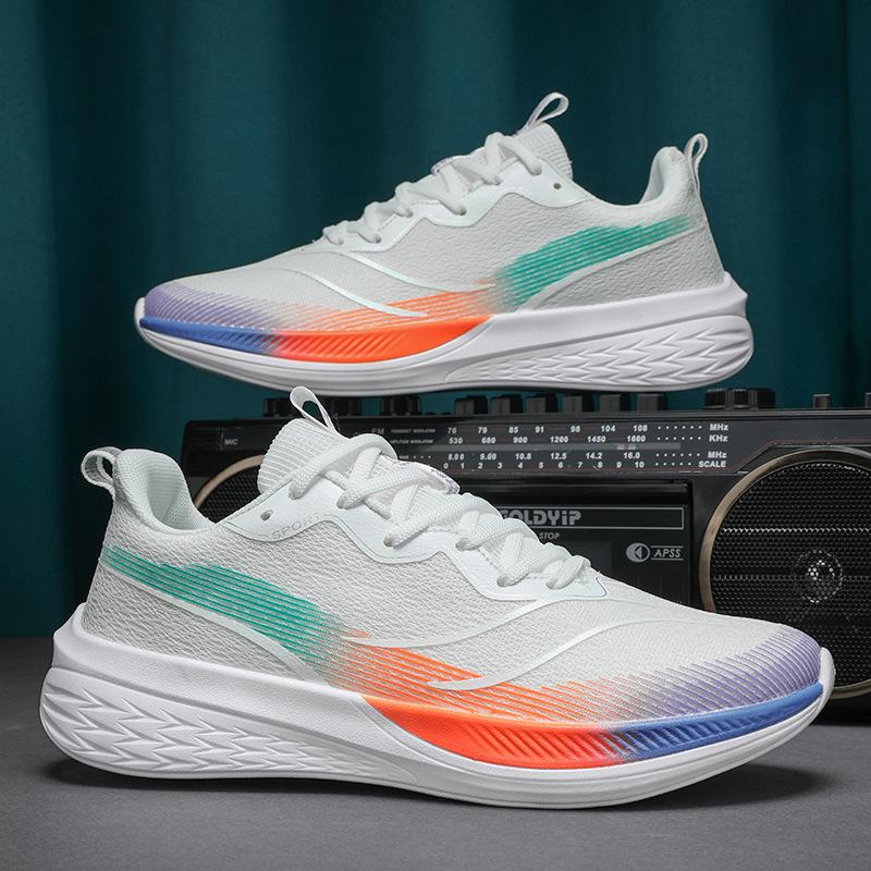 Spring and summer new marathon running shoes breathable mesh shock absorber AJ Feidian. Sneakers