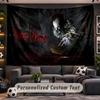 IT Pennywise Personalized Tapestry Support Custom Name, Wall Art Home Decoration