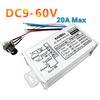 Plynulý regulátor rychlosti DC motoru DC 9V-60V 12V 24V 60V 20A Modulátor šířky pulzu motoru Regulátor PWM regulátor rychlosti