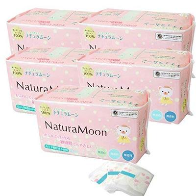 Pack Vaginal Discharge Sheets 40 Organic Cotton <5 Set> Pieces/100% [NaturaMoon]