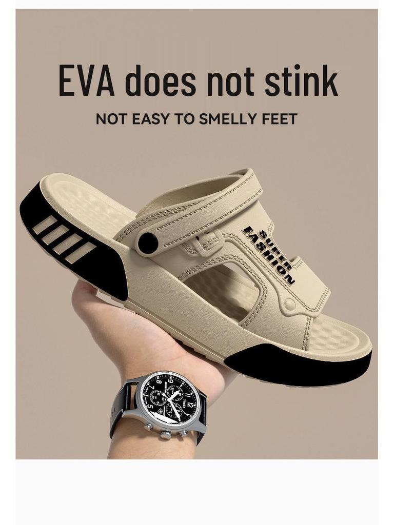2025 Men's Trendy Dual-Use Outdoor Sport & Beach Slippers
