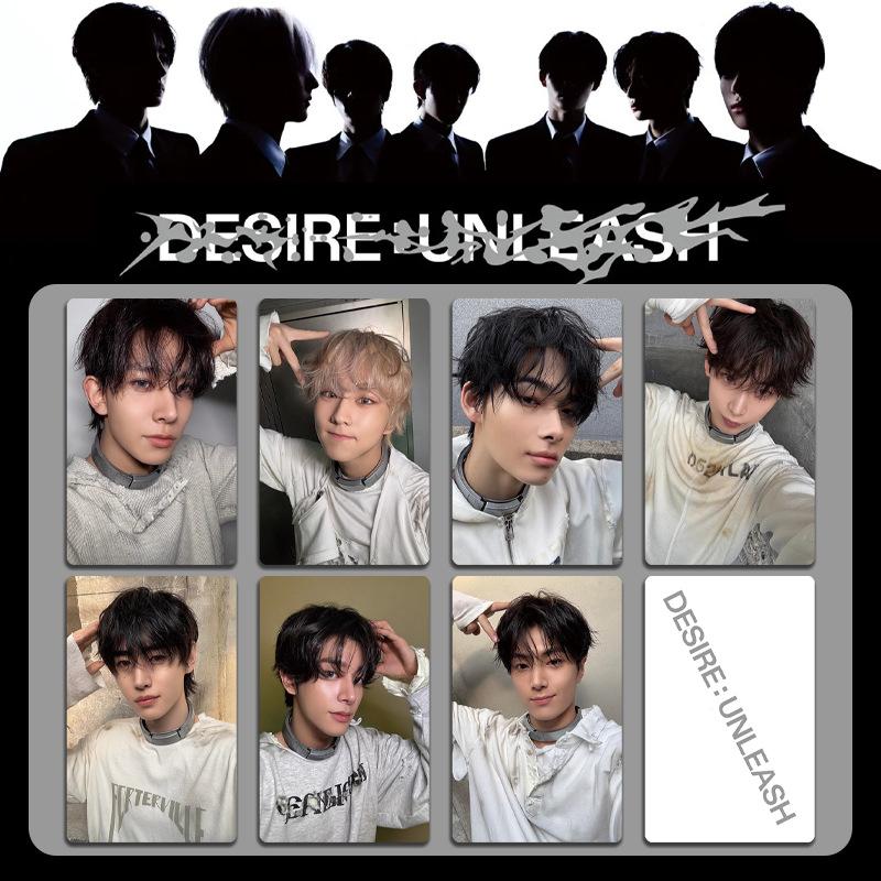 ENHYPEN DESIRE UNLEASH Альбом 7 шт. Набор Фотокарточек K-Pop Фотокарточка Набор Коллекции Участников Lomo Карточки Фан-Товары 1 gray