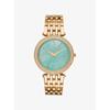 Darci Pavé Mother-of-Pearl and Gold-Tone Watch MK3498