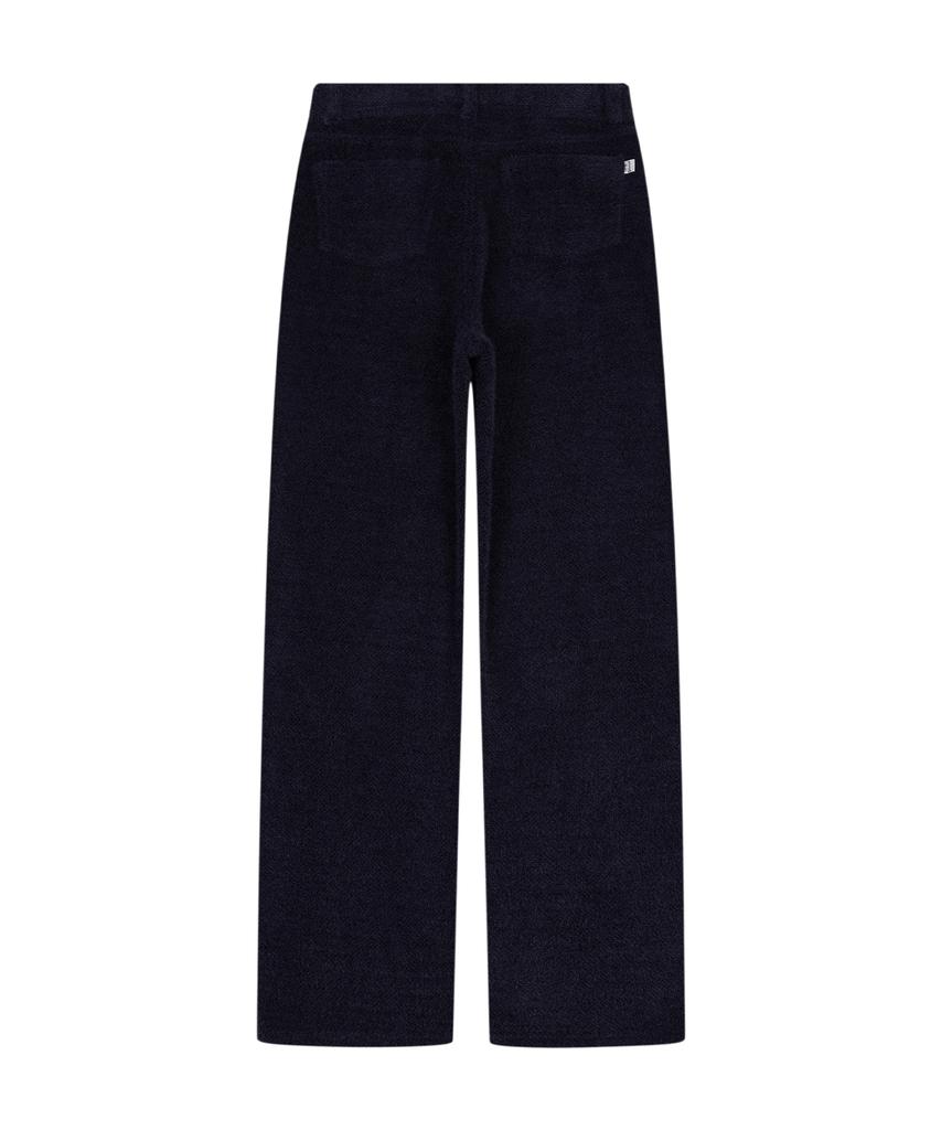 DELICCENT Merin Texture Pants [Navy]