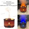 Volcanic Flame Aroma Diffuser Essential Oil 360ml USB Portable Air Humidifier with Smoke Ring Night Light Lamp Fragrance