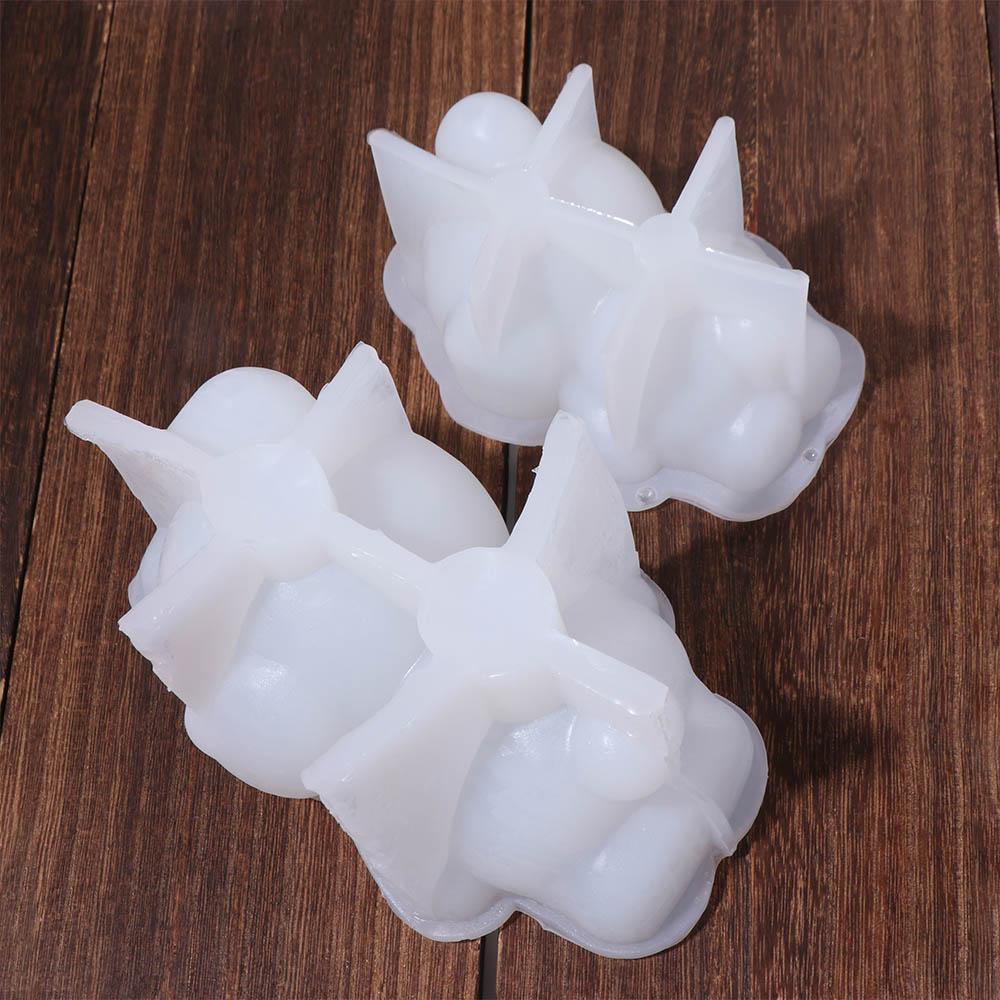 Dessert Tool Cake Mold Sleeping Bear Mold Food Grade Mousse Pudding Mold Cute Baking Tool Candle Mould DIY