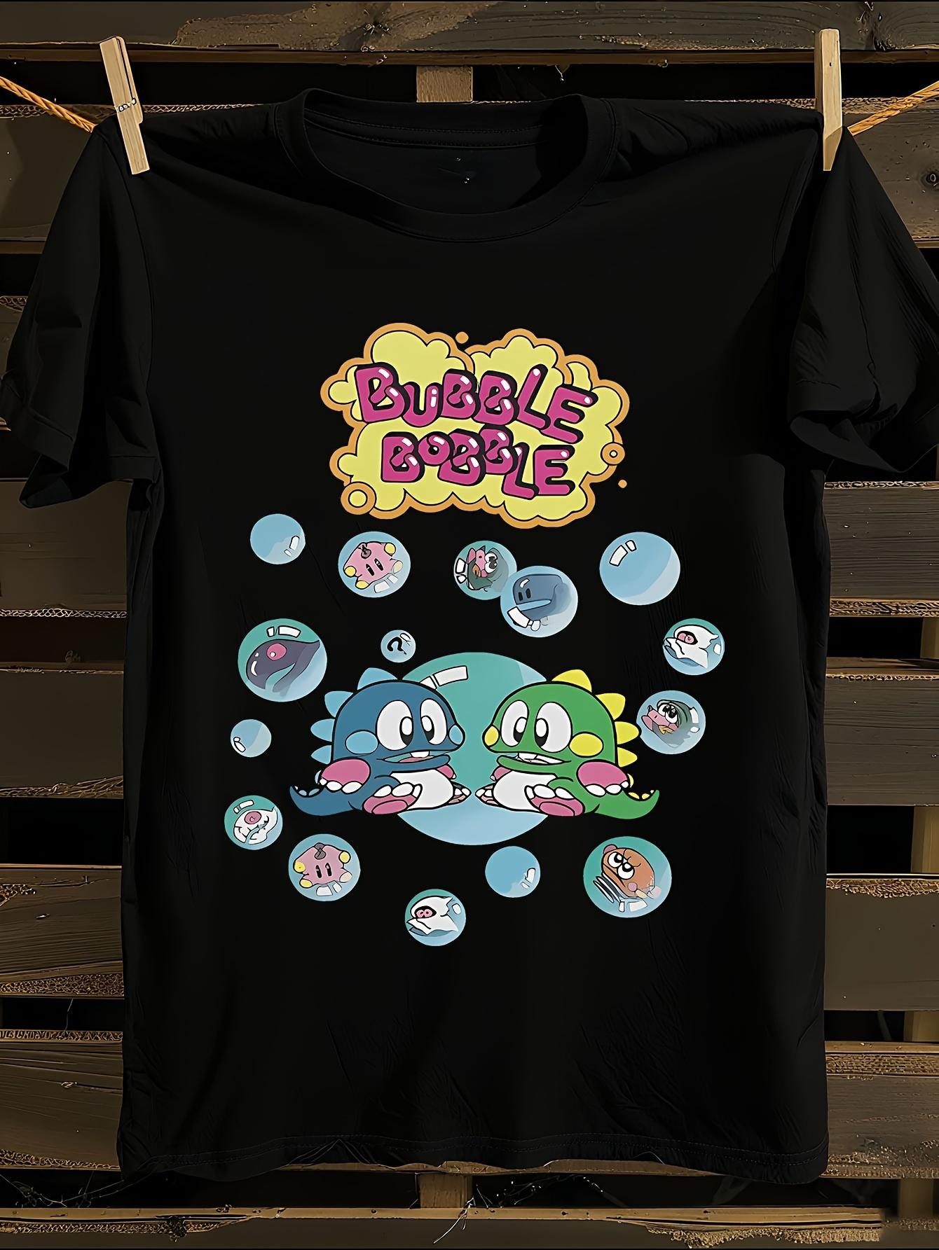 Bubble Bobble Retro Arcade Game T-shirt XXL