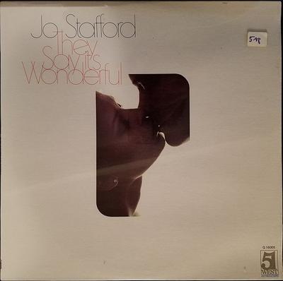 LP Record JO STAFFORD - They Say It's Wonderful Q16005 51 WEST 1979 US Pop Used