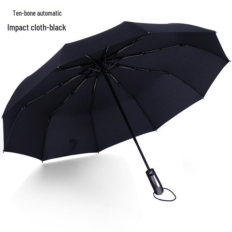 Automatic Three-Fold Sunshade Umbrella: UV-Protection & Rainproof for Men and Women