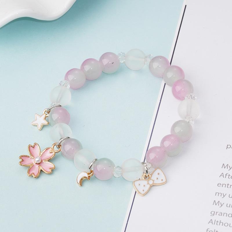 2023 Korean Style Temperament Cute Cinnamoroll Crystal Beaded Bracelet for Women