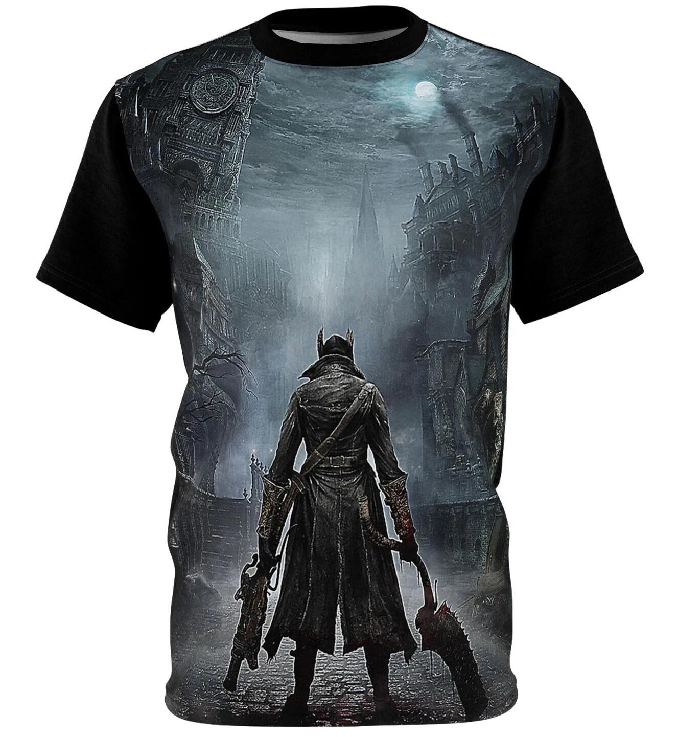 Men s and Women s T-shirts Bloodborne Graphic S