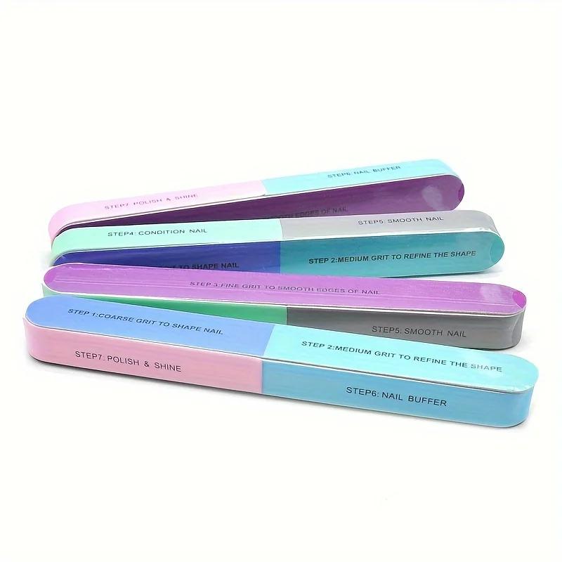Xiaomi 3/5/10pcs Nail Files Buffer Block 7 Side for Nail Buffer for Natural for Nails Smooth Buff Shine for Nail Care Beauty Tools