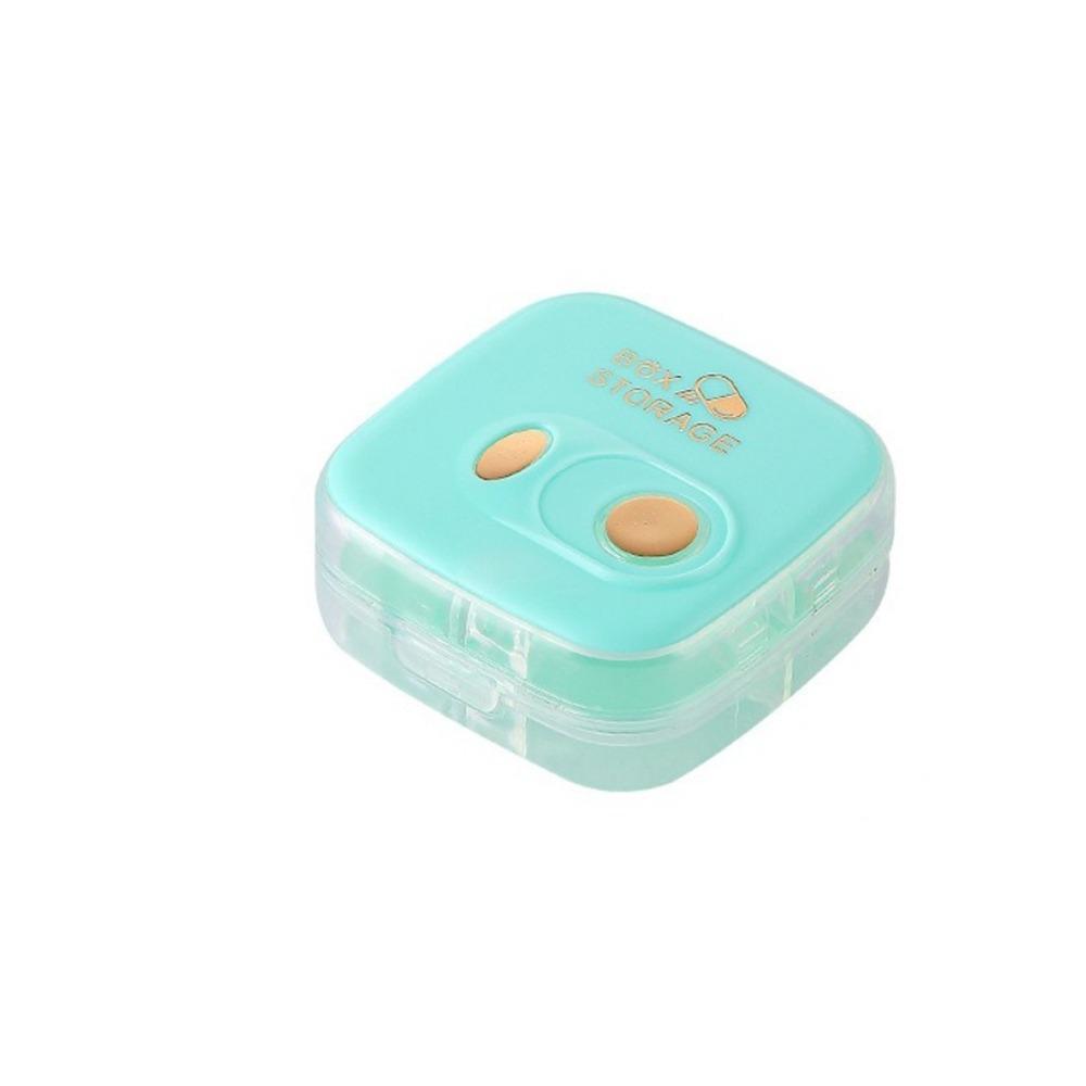 Mini Pillendose Einzelne Fächer Pillenspender Multifunktionale Medikamentenbox für Zuhause