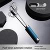Stainless Steel Semi-Automatic Egg Beater & Whisk Handheld Baking Tool