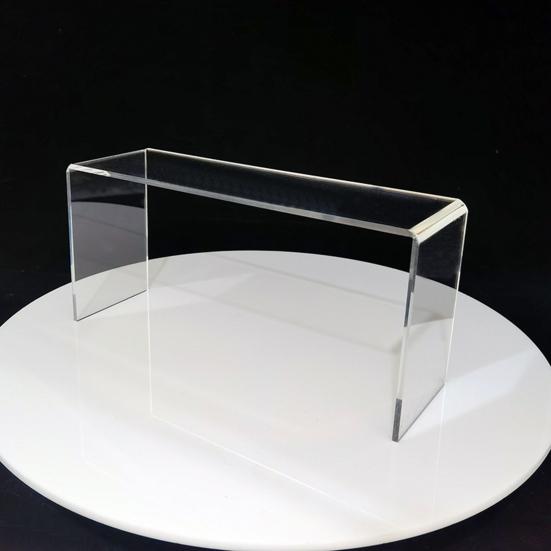 Klarer Acryl-Display-Ständer Rechteckiger Tisch-Display-Ständer Wiederverwendbare Dessert-Ständer Sammlerstück-Regal für Cupcakes Schmuck Kosmetik Mehrstufiger Display