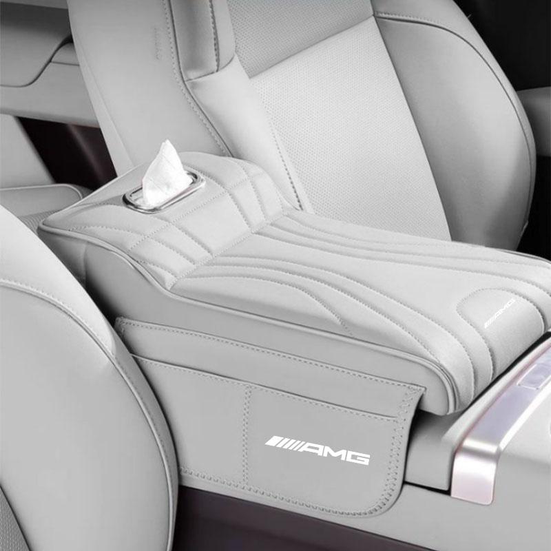 Car Armrest Box Height Pad For Mercedes Benz AMG GLC W203 W206 W220 W205 W211 W212 W201 Special Central Elbow Support Tissue Box CE1 f56