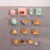 Realistic Miniature Oven Electric Cooker Kitchen Scene Set For Doll House Role Play Educational Toy Children Play Food