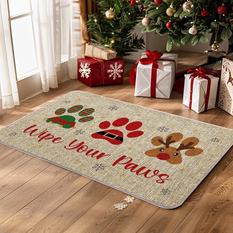 Adorable Cute Pet Welcome Doormats Wipe Your Paws Design Dog Lover Entrance Mats for Animal Lovers Home Decor