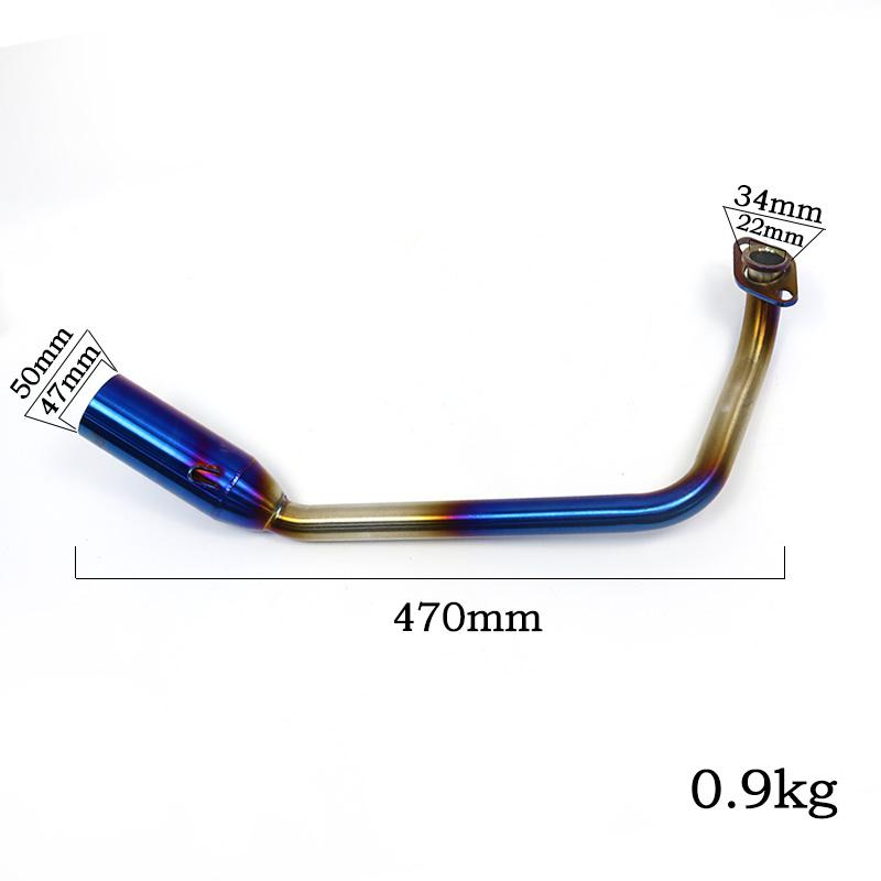 Motorcycle Yoshimura Scooter Exhaust Muffler Modified Front Connection Mid Pipe For Honda PCX 125 PCX 150 2018 2019 2010 - 2016