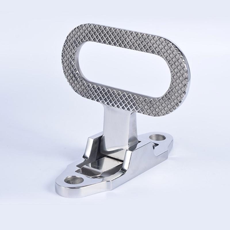 Small/Large Folding Step Boats Transom Steps Stainless Steel Boats Folding Mast Step Marine Foot Rest Transom Ladder