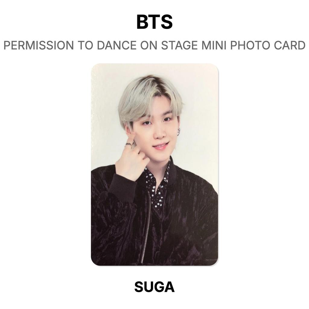 BTS PERMISSÃO PARA DANÇAR NO PALCO MINI CARTÃO FOTOGRÁFICO Fotocarteira Oficial