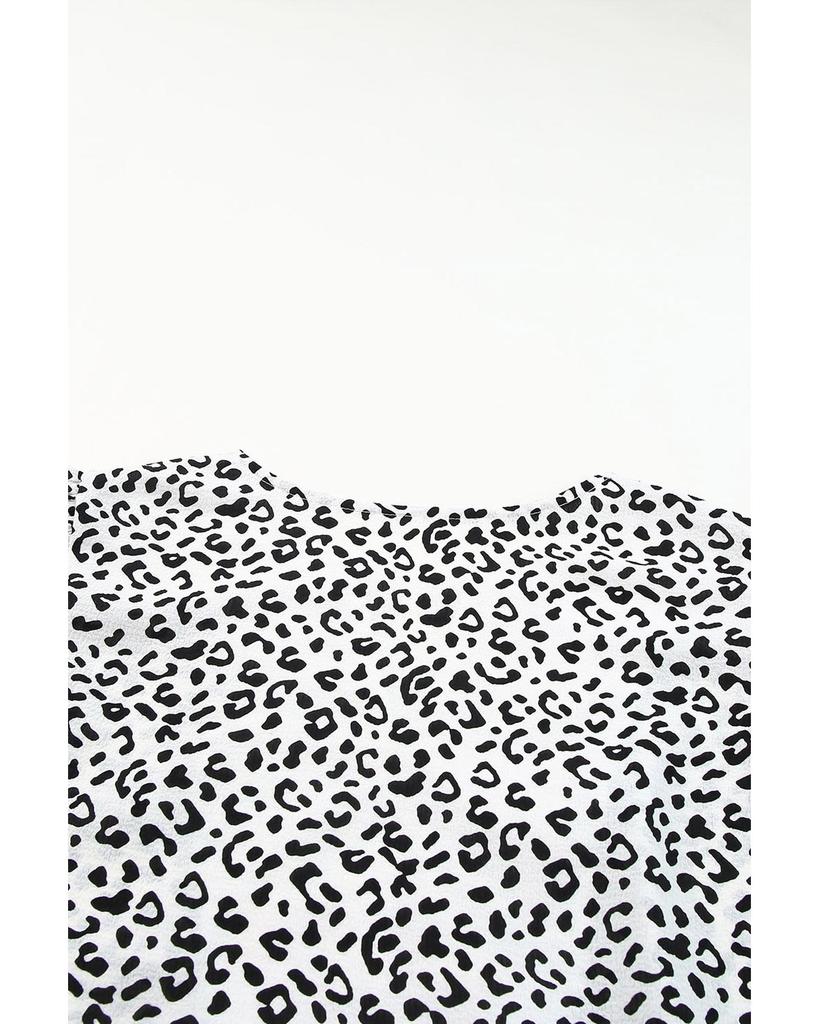 Azura Exchange Embellished V-neck Blouse with Ruffle Sleeves