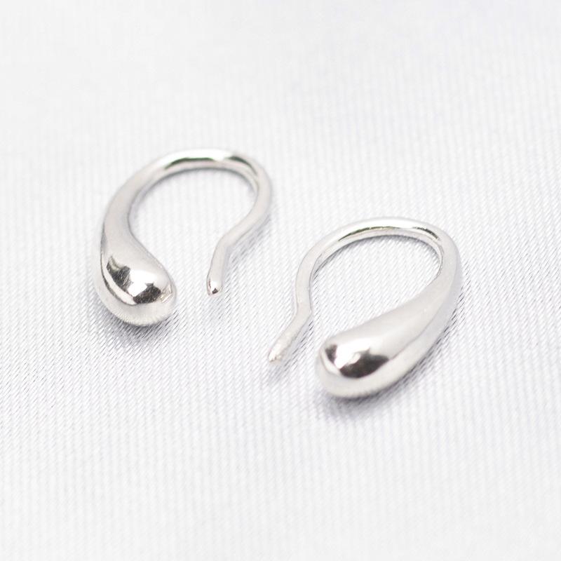 Modne koreańskie kolczyki sztyfty ze srebra s925: Prosty geometryczny design dla kobiet - 25 najlepiej sprzedających się stylów