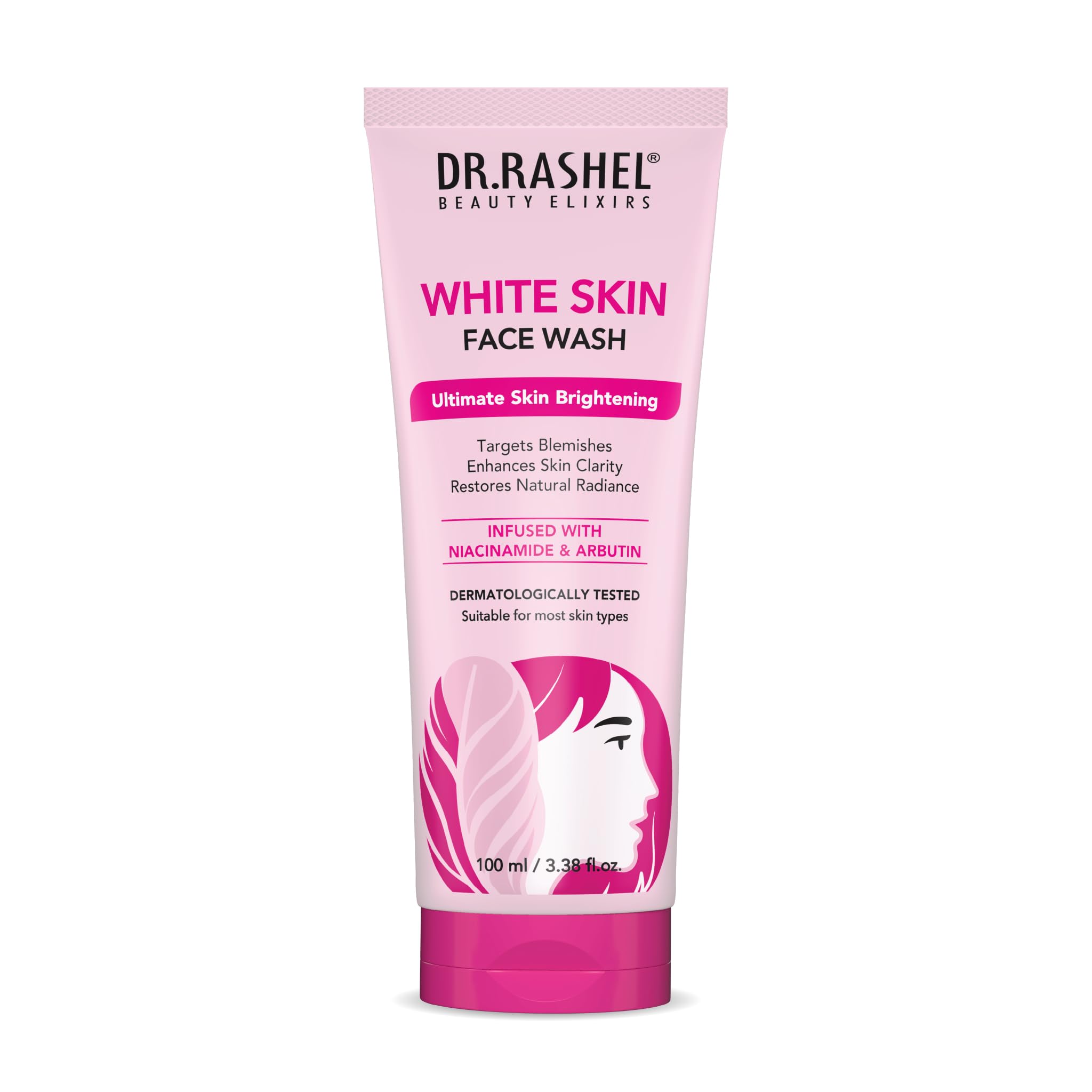 DR.RASHEL White Skin Face wash Natural Extracts White Skin Facewash Deep cleansing and skin brightening for oily and dry skin -100 ML