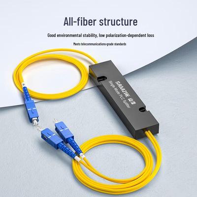 Telekommunikations-Qualität 1x2 SC/UPC Glasfaser-Splitter