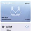 Seamless Women's Gathered Bra for Small Busts: Reduces Underarm Fat, Lifts, Shockproof, Anti-Sagging, Soft Support, Beautiful Back Design.
