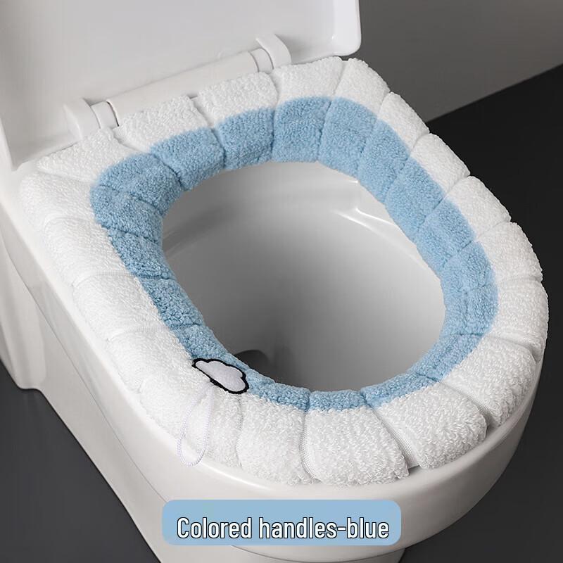 

Gureide Thickened Plush O-Shape Toilet Seat Cover