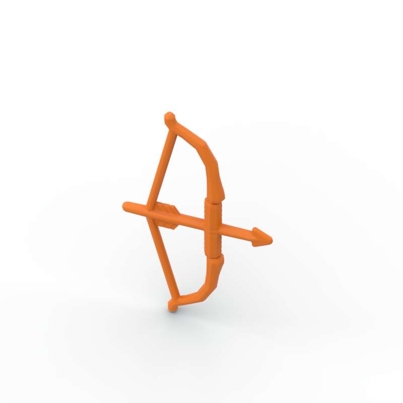 Non-Toxic Moc 10Pcs 93231 Bow And Arrow Building Blocks Prop Recurve With Round Limbs Bricks Assemble Diy Toy Children Birthday Kid Gift