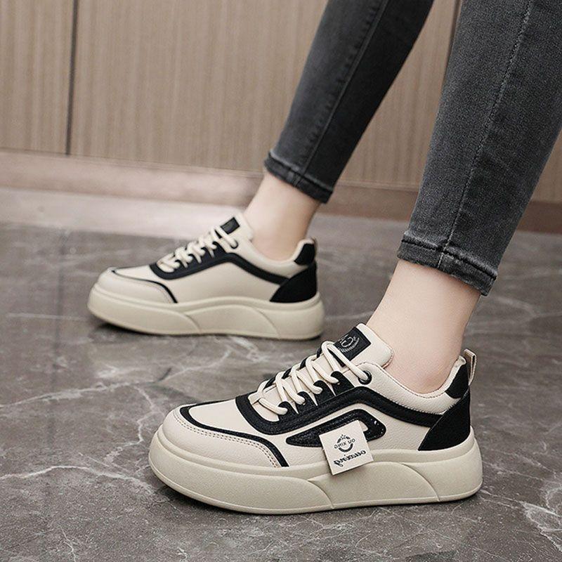 Shoes women's trendy shoes step on shit feeling spring casual trendy brand women's shoes summer breathable board shoes work canvas sports shoes women