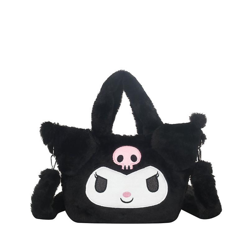 Adorable Sac à Main Épaule en Peluche Dessin Animé Melody Pour Enfants Avec Motifs Tendance