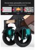 Reversible High Landscape 3-in-1 Baby Stroller with Reclining Seat and Shock Absorption